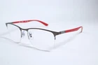 Ray Ban RB6513 Unisex Silver 3135 Semi-rimless Metal Eyeglasses Frames Pre-owned. Price: $67.57.