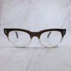 Liberty Fortune 410 Vintage Eyeglasses Brown Clear Two Tone Frames 145 Usa Pre-owned. Price: $74.99.