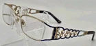 Jimmy Crystal Ny JCR267 Swarovski Elements Blue Eyeglasses Case R4 Pre-owned. Price: $79.99.