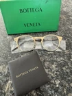 Bottega Veneta Eyeglasses New Round Gold Havana BV0180O 003 48 23 150 With Case. Price: $175.54.