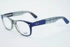 Ray-ban Eyeglasses Frame Rb 5184 5516 50-18 145 Blue Clear New Wayfarer Pre-owned. Price: $54.99.