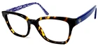 Tory Burch TY2052 1348 Brown Tortoise/navy Blue 51-18-135 Eyeglasses Frame Pre-owned. Price: $56.00.