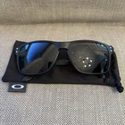 Oakley Holbrook Black Sunglasses OO9102-01 57 18 137 Frames Only Damaged Lens Pre-owned. Price: $30.00.
