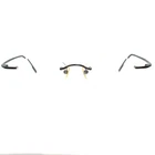 Nautica Eyeglasses Frames N7811 006 Titanium Brown Rimless 51-19-140 H17726 Pre-owned. Price: $54.01.