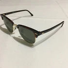 Ray-ban Italy Clubmaster RB3016 990/58 51-21-145 Brown Gold Frame Only Pre-owned. Price: $36.95.