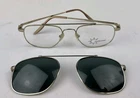 Sunsational Frames With Sunglass Clips Memory-tech JD114C Gold 55-20 145 Mm New. Price: $31.95.