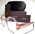 New Tom Ford TF5967-B 072 Crystal Pink Silver Authentic Eyeglasses Frame 53-18. Price: $199.00.