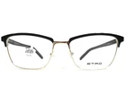 Etro Eyeglasses Frames ET2118 001 Black Shiny Gold Cat Square 54-17-140 New. Price: $71.29.