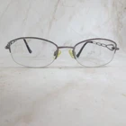 Tura Eyeglasses Frame MOD.R125 Women's Purple Metal Square Half Rim 48-17-130 Pre-owned. Price: $40.49.
