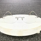 Silhouette Eyeglasses Rimless Frame P7374 Brown 50-16-140 Titanium Austria Pre-owned. Price: $58.00.