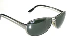 Ray-ban RB3342 60-12 004/58 3P Gunmetal Polarized Warrior Wrap Sunglasses Pre-owned. Price: $329.99.