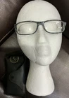 Ban RB5135 Black/gray Striped Rectangle Eyeglasses Frames Pre-owned. Price: $29.00.