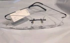 Naturally Rimless Nr 374 Eyeglass Frames Navy 51-19-140 Nwt Stainless Steel Read New. Price: $19.99.