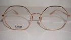 Christian Eyeglasses New Gold Hexagon Gemdioro R20 E000 56 18 145. Price: $169.99.