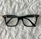 Karl Lagerfeld KL6116 001 Black Eyeglasses Frames 54-21 140 Script Logo Eyewear Pre-owned. Price: $30.00.