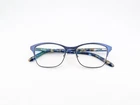 Vera Wang Eyeglasses Frames Only, V911 Nv, 51-16-140, Blue/brown Pre-owned. Price: $39.99.