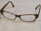 Jean Lafont Paris Eva 495 Brown Stripe Women's Eyeglasses Frame France 51-14-138 Pre-owned. Price: $29.00.
