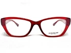 New Coach HC6070 5029 Womens Burgundy Cats Designer Eyeglasses Frames 51/17. Price: $94.34.