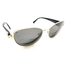 Versace Mod. 1246-B 1332 Silver Black Eyeglasses Frames 52-17 135 Italy Women Pre-owned. Price: $59.99.