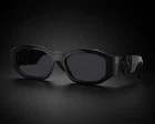 Versace VE4361 536087 53MM Black Dark Grey Unisex Sunglasses New. Price: $139.99.