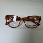 Longchamp LO2743 Square Eyeglasses Marbled Pink Brown Designer Frames 52-17-140 New. Price: $67.68.