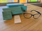 Tiffany & Co. Tf 2175 8055 Black Blue Eyeglasses Frames 54-16 140 Italy Women Pre-owned. Price: $80.00.