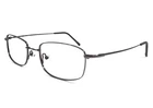 Technolite Flex Eyeglasses Frame TLF604 Gm Gunmetal Rectangle Wire Rim 53-19-140 New. Price: $38.79.
