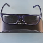Armani Exchange AX3016 8177 Men Glasses Frame Blue Acetate Rectangle 53-17-145 Pre-owned. Price: $30.00.