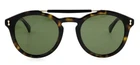 New Gucci GG0124S 002 50MM Brown Havana Round Aviator Top Bar Sunglasses Italy. Price: $355.50.