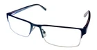 Jones New York Ophthalmic Metal Rimless Rectangle Eyewear, J334 Grey 52MM. Price: $39.99.