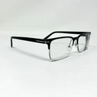 Tumi VTU024 0531 Black Eyeglasses Men's Semi Rimless Optical Frame 56 17 145 Pre-owned. Price: $200.00.