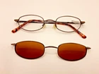 Nino Balli NB018AB43 Ant Brown/oval, Sun Shade, Frame Only 43-21-135 6/B6 Pre-owned. Price: $22.59.