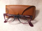 Ray-ban Eyeglasses Rb 5184 5517 Full Rim Frame 145 & Soft Case Pre-owned. Price: $20.00.