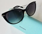 New Tiffany & Co. Tf 4178 8055T3 Black Blue Plastic , Case Auth. Cards. Price: $279.00.