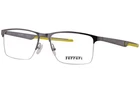 Ferrari Scuderia FZ7003 110 Eyeglasses Men's Brushed Gunmetal Semi Rim 55MM New. Price: $89.95.