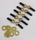 Harley Softail Standard Fxst 2008-UP Brass Acorn Rear Fender Strut Bolts Hd 715 New. Price: $32.23.