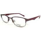Flexon Junior Eyeglasses Frames J4001 664 Purple Red Rectangle 47-18-135 New. Price: $49.99.