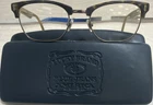 Lucky Brand Stealie Clubmaster Tortoise Shell Eyeglass Frames Full Rim 50-18-145 Pre-owned. Price: $22.00.