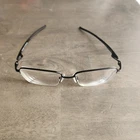 Oakley Gauge 3.2 Blade OX5128-0454 Black Half Rim Eyeglasses Frames 54-18 Used Pre-owned. Price: $42.00.