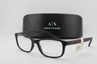 New Armani Exchange Ax 3021 8078 Black Red Authentic Frames Eyeglasses 54-17. Price: $76.50.