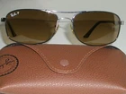 Ray Ban RB3484 004/M2 60 17 Sleek Brown Polarized Crystal Flex Hinge Sunglasses Pre-owned. Price: $239.99.