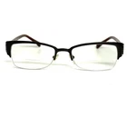 Vogue 4014-B 5011 Burgundy Silver Crystal Semi Rimless Eyeglasses 52-18-135 Pre-owned. Price: $29.36.