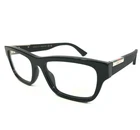 Gucci Eyeglasses Frames GG2091O 005 Shiny Black Rectangle Full Rim 55-18-150 New. Price: $209.99.