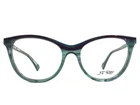 J.f. Rey Eyeglasses Frames JF1403 2570 Blue Purple Turquoise Horn 52-17-143 New. Price: $299.99.