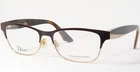 Christian Dior CD3782 Mjj Brown Gold /ivory Black /havana Eyeglasses 54-16-145 New. Price: $72.00.