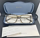 Gucci Gg 0914O 002 Eyeglasses 54-18-145 Translucent Brown Italy 124U Frames New. Price: $239.99.