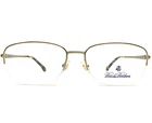 Brooks Brothers Eyeglasses Frames BB1022 1640 Gold Square Half Rim 54-16-145 New. Price: $81.53.
