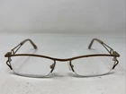 Fossil Raina 0ET7 52-17-135 Shiny Brown Mix Half Rim Eyeglasses Frame J160 Pre-owned. Price: $32.00.