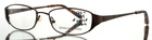 Jones New York J472 Brown Womens Rectangle Full Rim Eyeglasses 52-17-140 B:29. Price: $29.99.