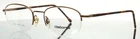 Liz Claiborne C-592 Brz Bronze Womens Oval Half Rim Eyeglasses 51-19-135 B:36 New. Price: $24.99.